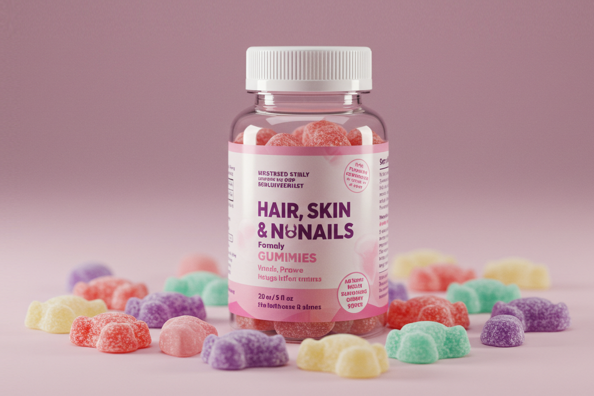 hair, skin, and nails gummies