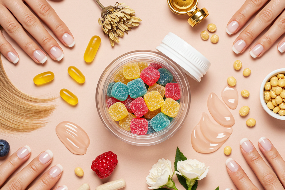 Beauty hair and nails gummie