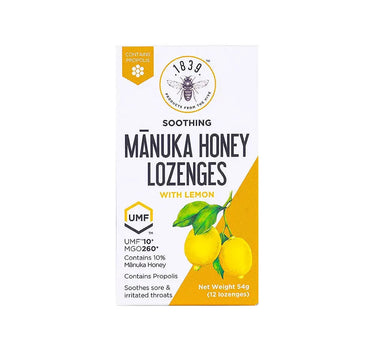 1839 UMF 10+ Manuka Honey Lozenges with Lemon
