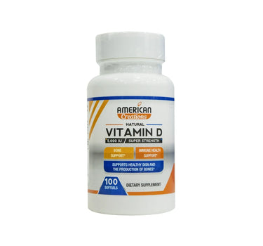 American Creations Vitamin D 5000 IU 100 Softgels