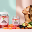  hair vitamins pectin gummy