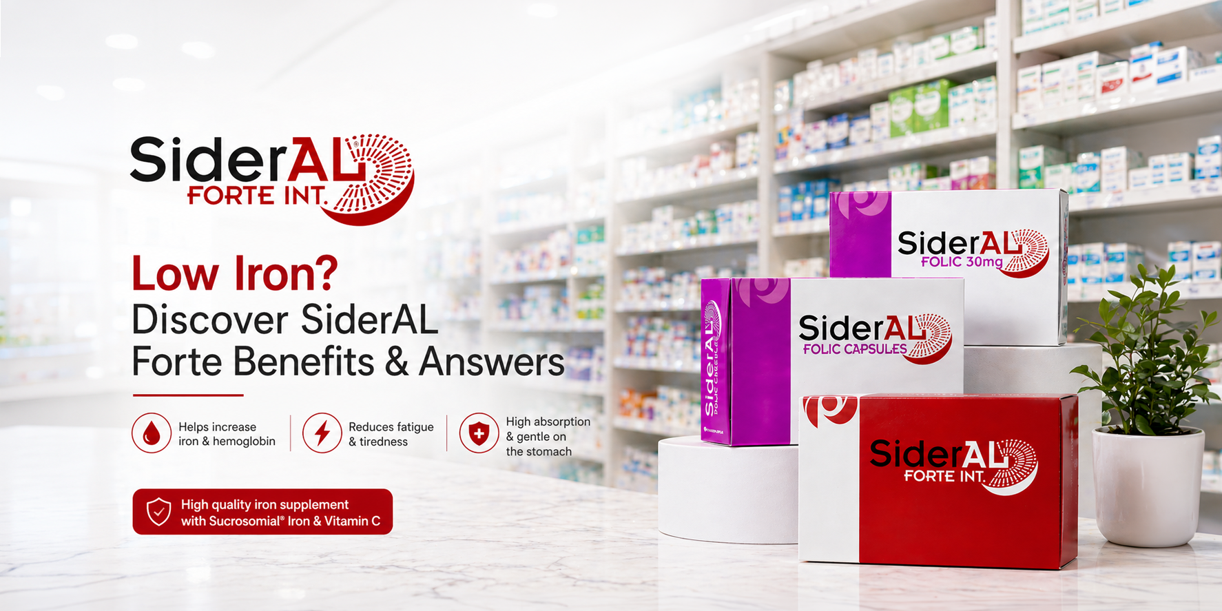 Low Iron? Get Answers with SiderAL Forte