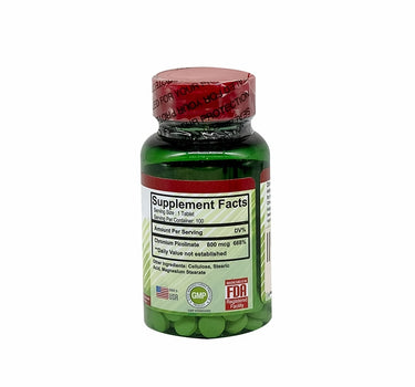 Human Essentials Chromium Picolinate 800 mcg 100 Tabs