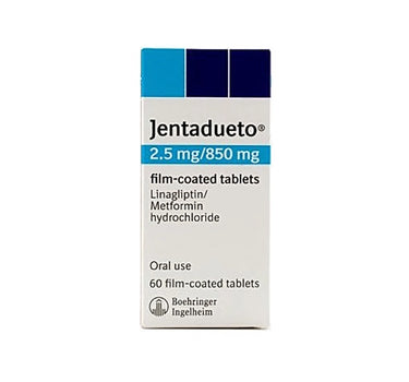 Jentadueto 2.5/850 mg Tabs 60'S For Diabetes
