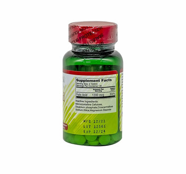 Human Essentials Folic Acid 1200 mcg 90 Tabs