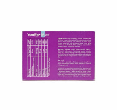 Yumifer M Chewable Tabs 60'S For Anemia