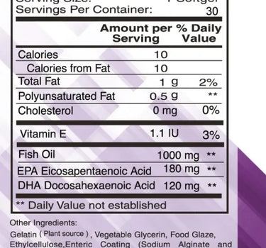 American Creation Omega3 - 1000 mg Softgel 30'S 1807 for healthy brain