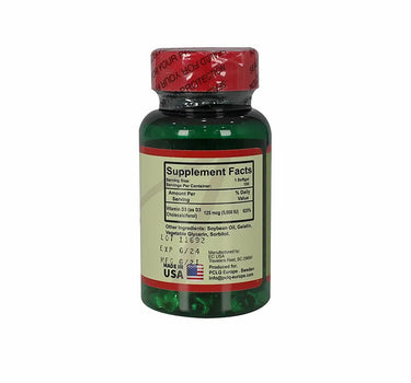 Human Essentials Vitamin D 5000 IU 60 Softgels