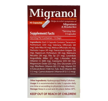 Migranol 45 Caps