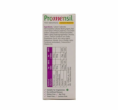 Promensil Post Menopause + Calcium & Vitamin D3 40 mg 30 Tabs