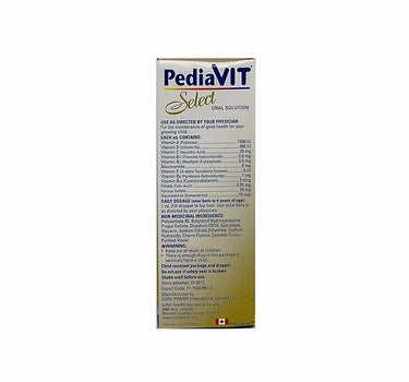 Pedia Vit Select Drops Cherry Flavoured 50 ml