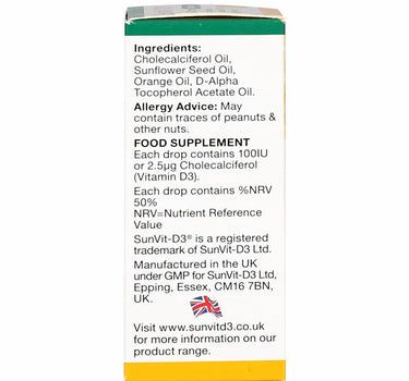 SunVit-D3 2000 IU/ml Drops 20 ml