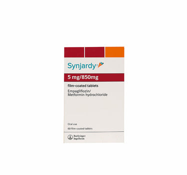 Synjardy 5/850 mg F/C Tabs 60'S For Diabetes