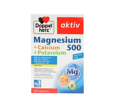 Doppelherz Magnesium+Ca+Potassium 60 Tablets