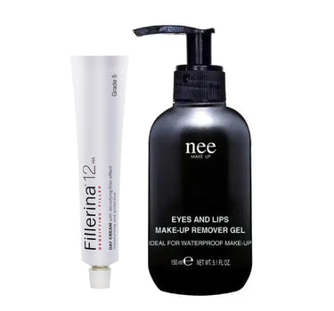 Fillerina 12 Densifying Day Cream Grade 5 + Nee Eye & Lip Makeup Remover Pack