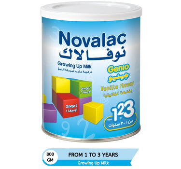 Novalac Genio 1, 2, 3 Milk Powder 800 g for growth