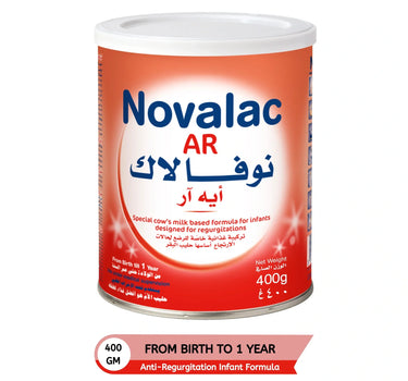 Novalac AR Anti-Regurgitation Infant Milk Formula, 0-12 Months, 400g