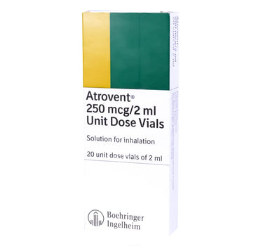 Atrovent 250 mcg/2 ml Solution 20 Vials