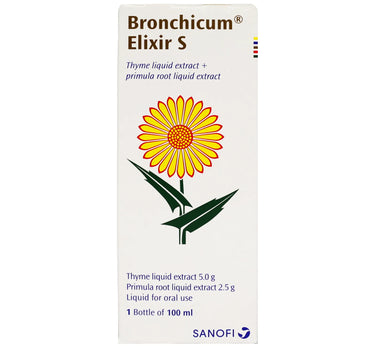 Bronchicum Elixir S 100 ml for cough