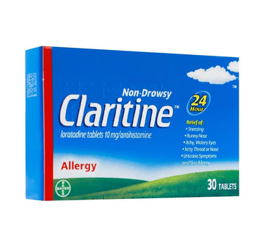 Claritine 30 tablets as Antihistamine