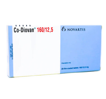 Co-Diovan 160/12.5 mg 28 Tabs For High Blood Pressure