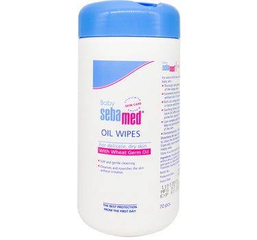 Sebamed Baby Oil Wipes 70 pcs