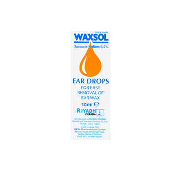 Waxsol Ear Drops 10 ml To Remove Earwax