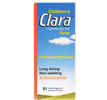 Clara 100ml Syrup as Antihistamine