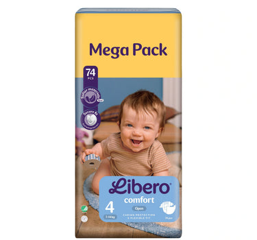 Libero Comfort No.4 (7-14Kg) 74Pcs