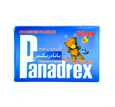 Panadrex 125 mg 10 Suppositories