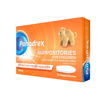 Panadrex 250 mg 10 Suppositories