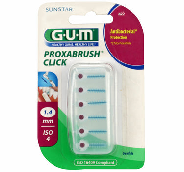 Butler Gum Proxabrush Click Interdental Refill 1.4 mm 6 Pcs