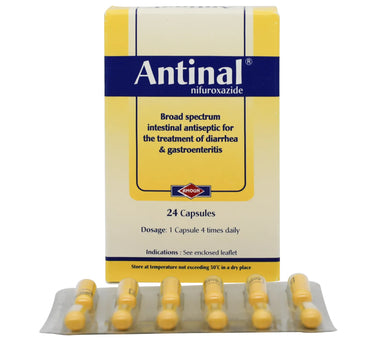 Antinal 200 mg Tabs 24'S For Diarrhea