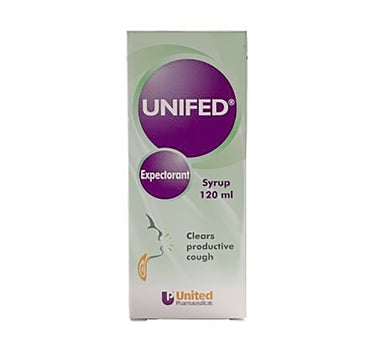 Unifed Expectorant Syrup 120 ml For Cough