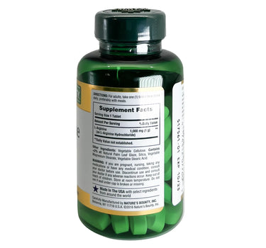 Natures Bounty L-Arginine 1000 mg Tabs 50'S 207760 For heart health
