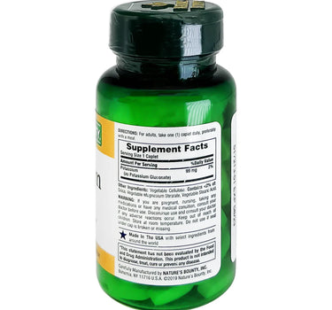 Natures Bounty Potassium 99 mg Tabs 100'S 201110 For Fluid Balance and metabolism