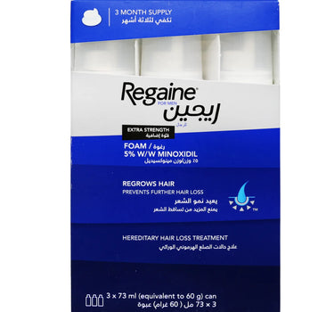 Regaine 5% Foam For Men Triple Pack for hair growth
