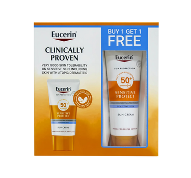 Eucerin Sun Cream 50+ offer 1+1