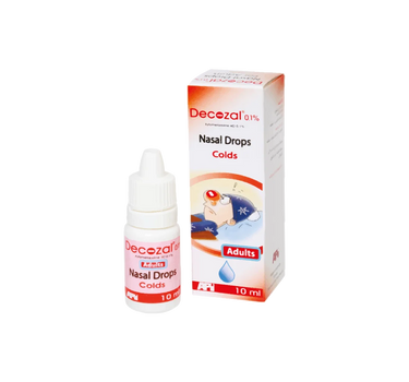 Decozal 0.1% Nasal Drops For Adults 10 ml