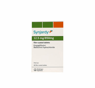 Synjardy 12.5/850 mg F/C Tabs 60'S For Diabetes