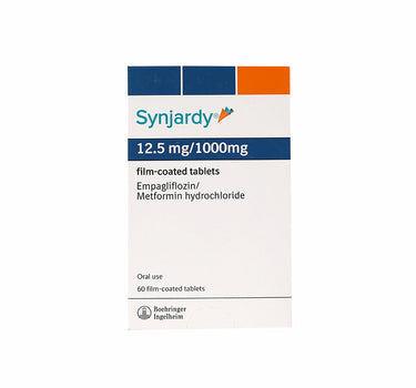Synjardy 12.5/1000 mg F/C Tabs 60'S For Diabetes