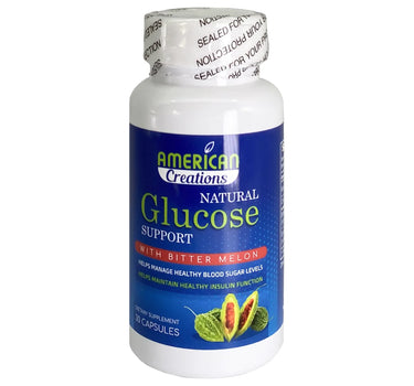 Natural Glucose Support 30Caps American Creation 1808 to reduce blood sugar