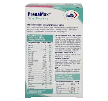 EuRho Vital Prenamax 60 Tabs + 30 Caps