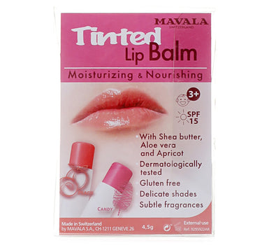 Mavala Tinted Lip Balms Peach & Candy Duo Kit Offer