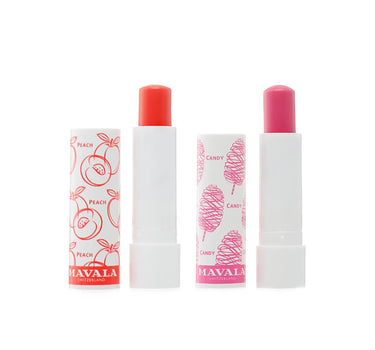 Mavala Tinted Lip Balms Peach & Candy Duo Kit Offer