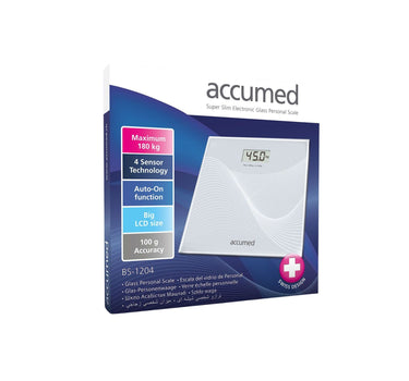 Accumed Electronic Glass Personal Scale BS 1204