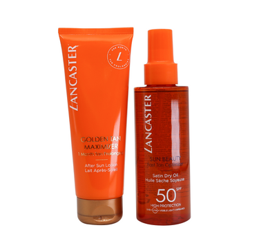 Lancaster S.B. Satin Dry Oil SPF 50 - 150Ml + G.T.M. Tan After Sun Lotion 125 Ml Offer