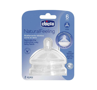 Chicco 2 Teat Step Up New 6M+ F Food Chcn-000143