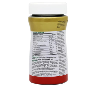 Nature's Bounty Adult Multivitamin 60 Gummies Orange And Raspberry Flavour