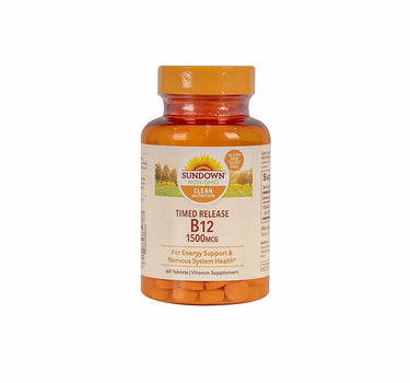 Sundown Timed Release B-12 1500 mcg 60 Tabs